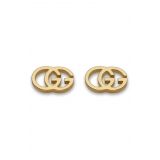 GUCCI Double-G Stud Earrings_YELLOW GOLD