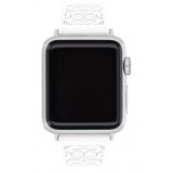 COACH Signature C Rubber Apple Watch Strap_WHITE