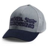 THE NORTH FACE Keep It Structured Trucker Hat_MID GREY HEATHER/ TNF NAVY