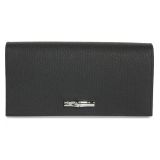 LONGCHAMP Roseau Leather Continental Wallet_BLACK