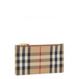 BURBERRY Vintage Check Somerset Card Case_TAN