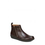 Vionic Lois Bootie_BROWN LEATHER