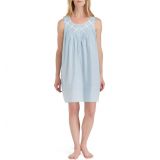 Eileen West Cotton Nightgown_SOLID BLUE