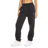 Nike Sportswear Essential Fleece Pants_BLACK/ WHITE