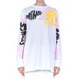 Marni Oversize Long Sleeve Graphic Tee_LILY WHITE