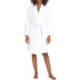 UGG Lorie Terry Short Robe_WHITE