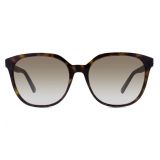Dior 30Montaigne Mini 58mm Gradient Round Sunglasses_DARK HAVANA/ BROWN