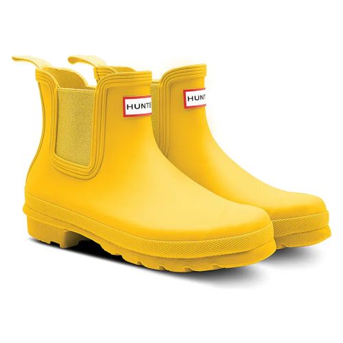 헌터 Hunter Original Waterproof Chelsea Rain Boot_YELLOW/ YELLOW