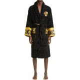 Versace Logomania Bath Robe_BLACK GOLD