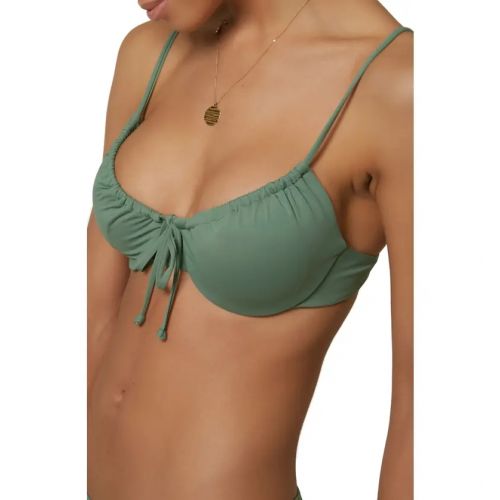 오닐 ONeill Avalon Saltwater Solid Underwire Bikini Top_MOSS