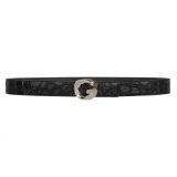 Givenchy G Buckle Leather Belt_BLACK