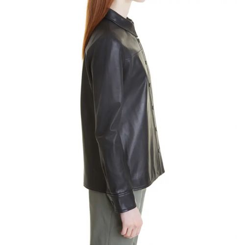 휴고보스 BOSS Sapiega Leather Jacket_BLACK