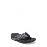 FitFlop  Surfa Flip Flop_ALL BLACK FABRIC