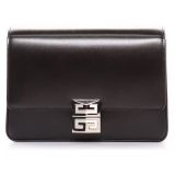 Givenchy Small 4G Leather Crossbody Bag_BLACK