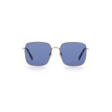 Levis 56mm Square Sunglasses_GOLD GREY/ BLUE