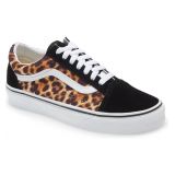 Vans Old Skool Leopard Sneaker_BLACK/ TRUE WHITE
