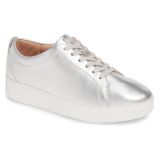 FitFlop Rally Sneaker_SILVER LEATHER