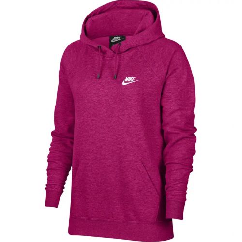 나이키 Nike Sportswear Essential Pullover Fleece Hoodie_FIREBERRY/ HEATHER/ WHITE
