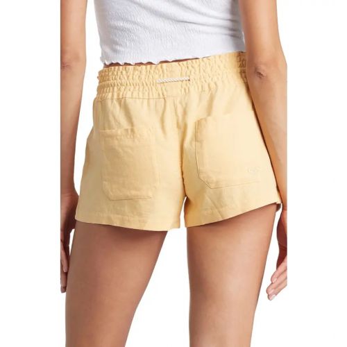 록시 Roxy Oceanside Linen Blend Shorts_SUNBURST