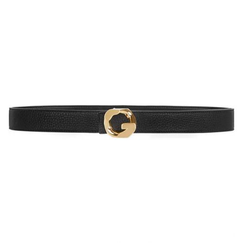 지방시 Givenchy G Chain Buckle Leather Belt_BLACK