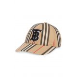 Burberry TB Monogram Icon Stripe Baseball Cap_ARCHIVE BEIGE IP S