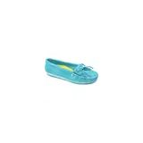 Minnetonka Kilty Plus Driving Moccasin_TURQUOISE SUEDE