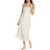 Rya Collection Kiss Applique Back Long Satin Nightgown_CHAMPAGNE