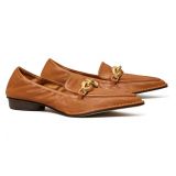 Tory Burch Jessa Pointed Toe Loafer_CINNAMON BROWN