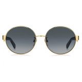 Marc Jacobs 56mm Gradient Round Sunglasses_GOLD/ DARK GREY Gradient