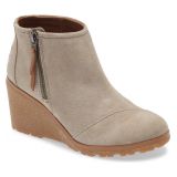 TOMS Avery Wedge Bootie_BROWN