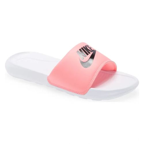 나이키 Nike Victori Slide Sandal_WHITE/ BLACK/ SUNSET PULSE