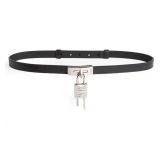 Givenchy 4G Lock Leather Belt_001-BLACK