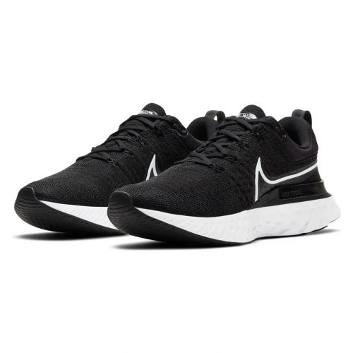 나이키 Nike React Infinity Run Flyknit 2 Running Shoe_BLACK/ WHITE/ IRON GREY