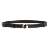 Givenchy G-Chain Buckle Leather Belt_BLACK