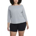 Nike Yoga Luxe Top_PARTICLE GREY/ HEATHER
