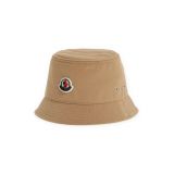 Moncler Logo Patch Bucket Hat_TAN