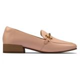 Clarks Pure Block Bit Loafer_LIGHT PINK LEATHER