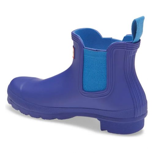 헌터 Hunter Original Waterproof Chelsea Rain Boot_BITTER INDIGO / POLAR BLUE