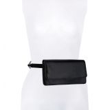 Rebecca Minkoff Leather Belt Bag_BLACK