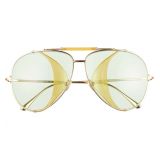 Tom Ford Jack 62mm Navigator Sunglasses_GOLD/ GREEN YELLOW BLINDERS