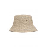 Burberry Embroidered TB Monogram Canvas Bucket Hat_TB TAN / SOFT FAWN