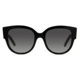 Dior Wildior 54mm Round Sunglasses_BLACK/ GREY