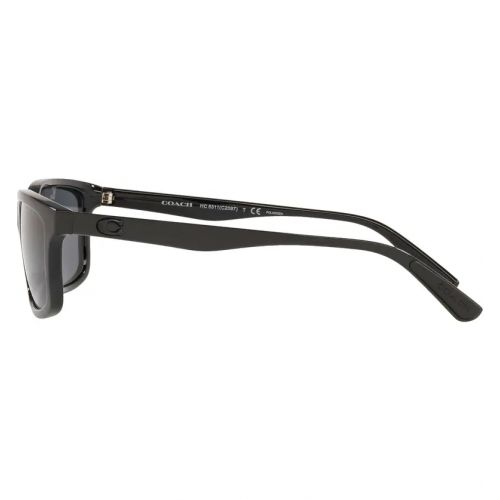 코치 COACH 58mm Rectangular Sunglasses_RUBBER GREY