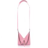 Givenchy Mini Cutout Chain Strap Leather Crossbody Bag_BABY PINK