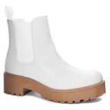 Dirty Laundry Maps Chelsea Boot_WHITE/ WHITE FAUX LEATHER