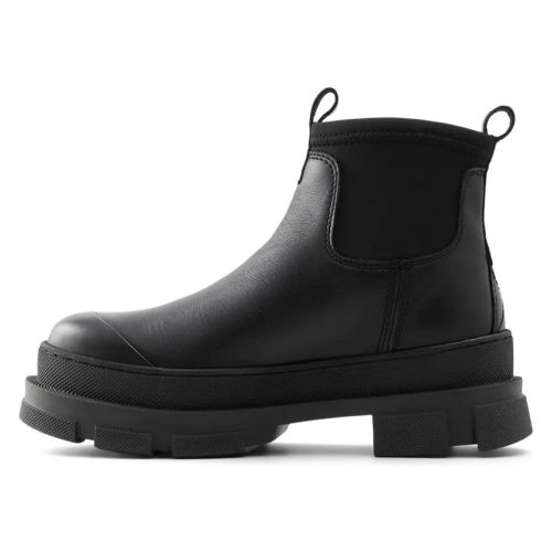 알도 ALDO Puddle Waterproof Chelsea Boot_BLACK LEATHER