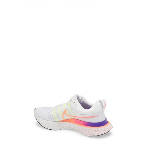 나이키 Nike React Infinity Run Flyknit 2 Running Shoe_PLATINUM / MANGO/ PINK