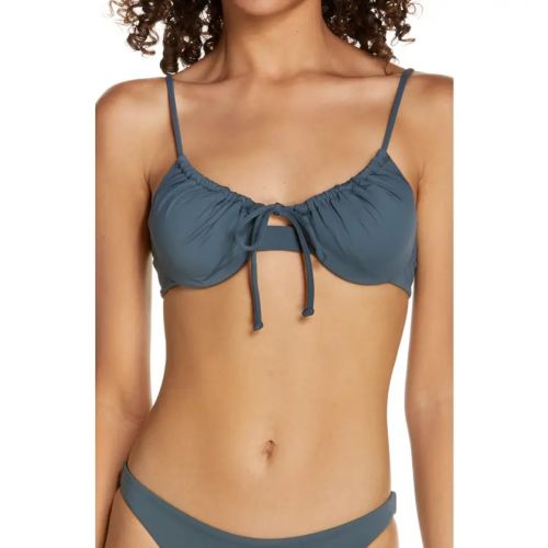 오닐 ONeill Avalon Saltwater Solid Underwire Bikini Top_SLATE