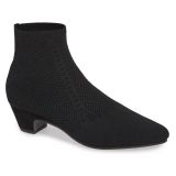 Eileen Fisher Purl Sock Bootie_BLACK STRETCH FABRIC
