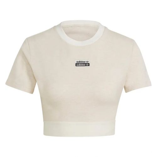 아디다스 adidas Originals Crop T-Shirt_OFF WHITE MEL